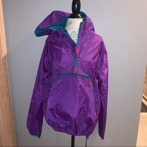 Purple and Teal Sierra Designs Vintage Windbreaker